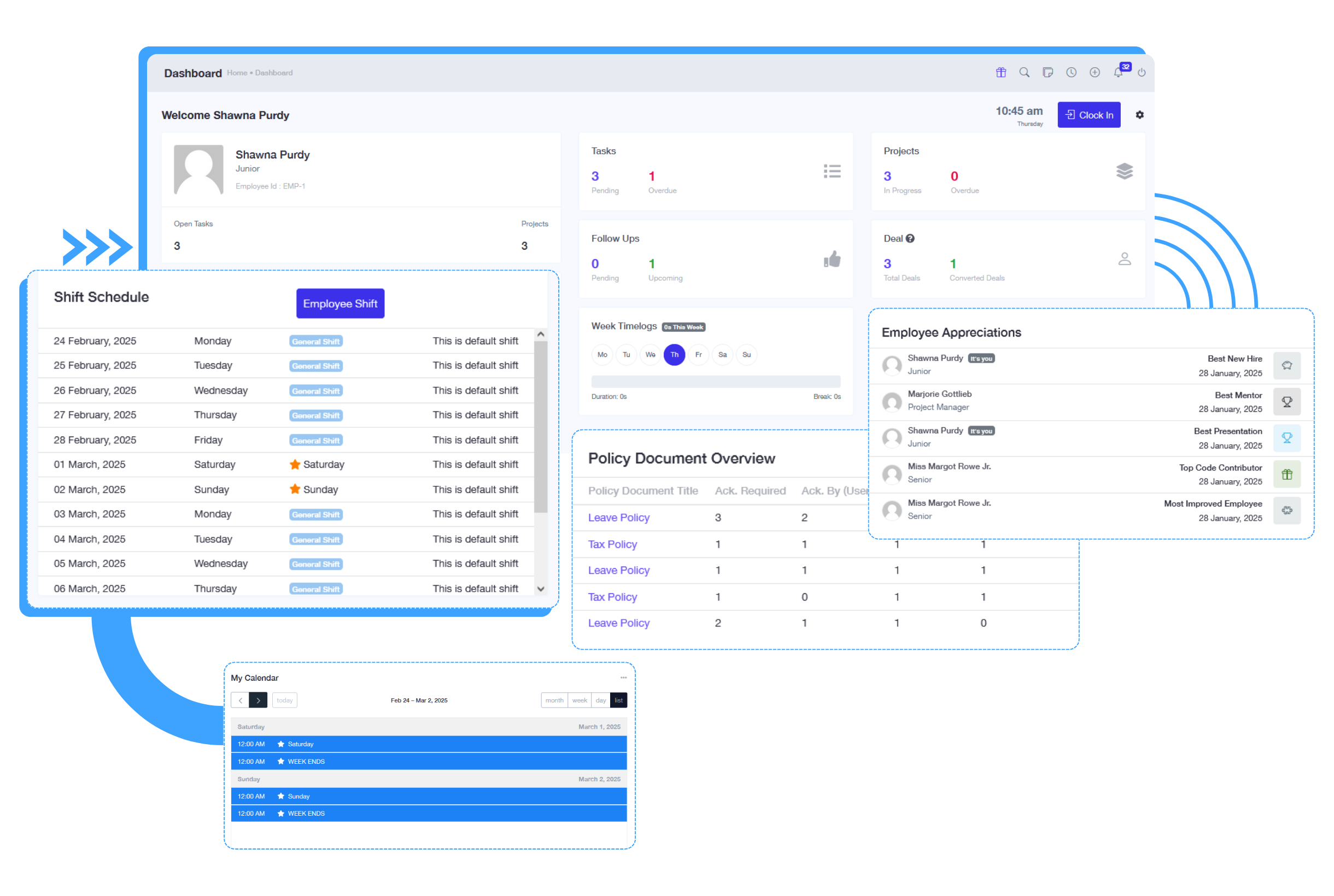 Dashboard Interface