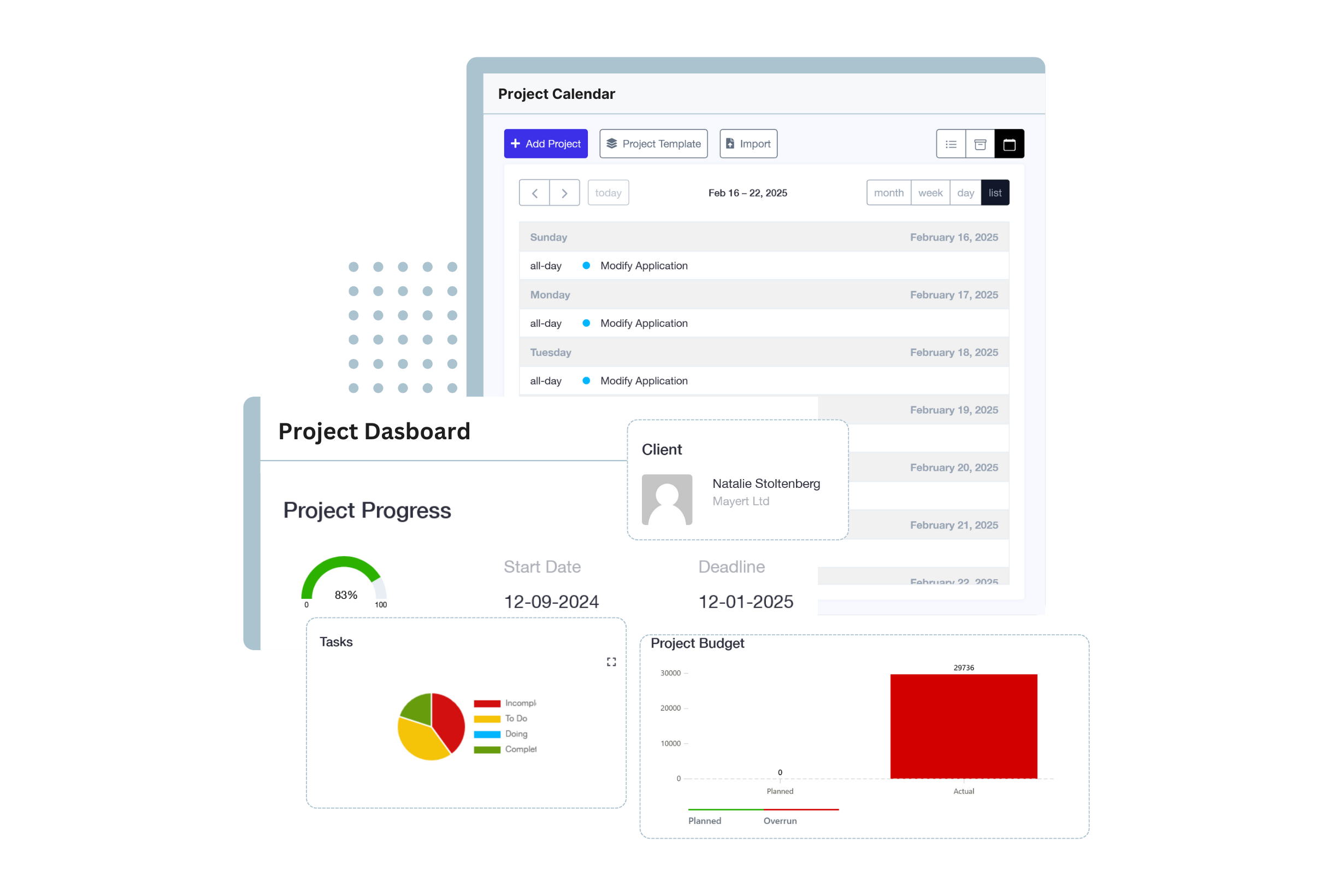Project Management Dashboard
